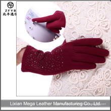 Melhor vendido inverno laminado Fleece tela de toque fabricante luvas em hebei